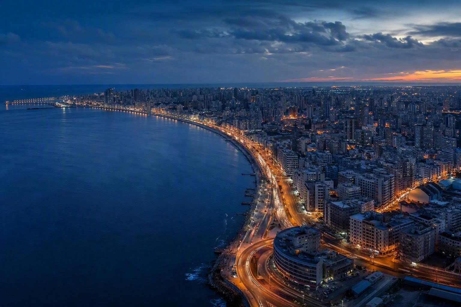 Qaitbay citadel on the Alexandria waterfront